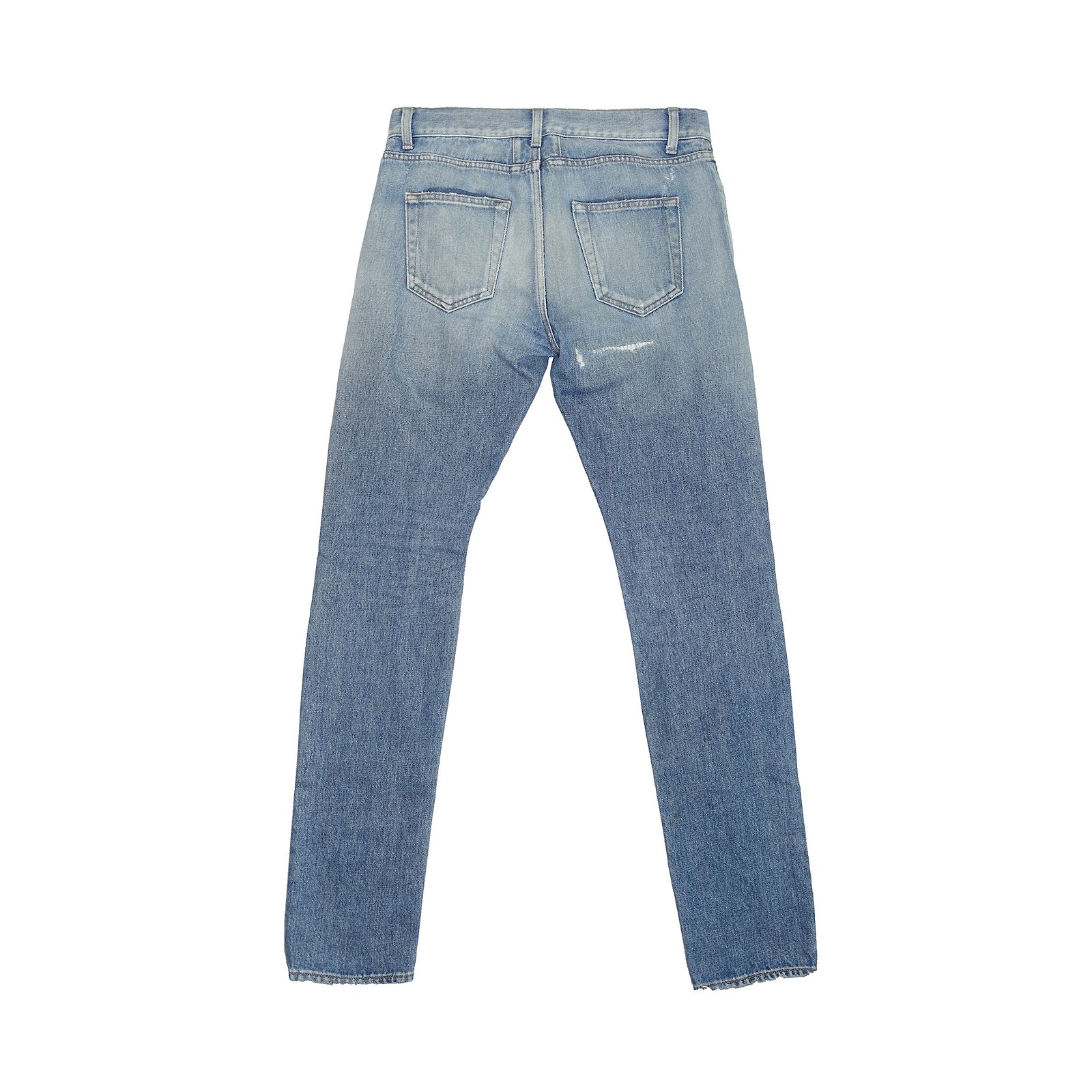 Saint Laurent Paris SS16 Washed Blue Runway Denim