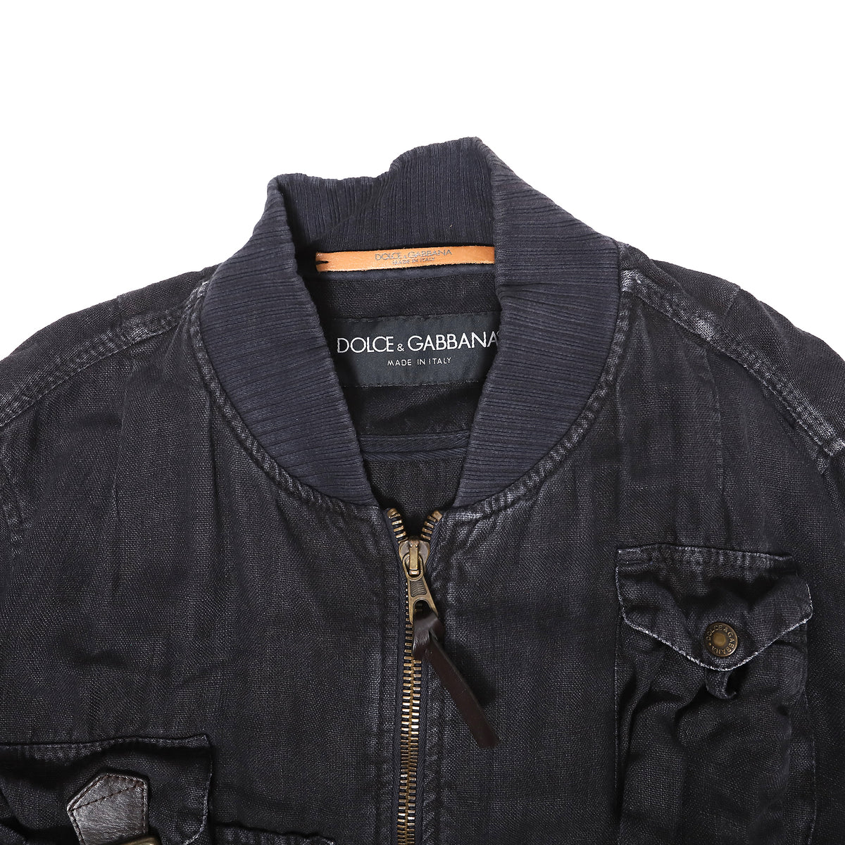 Dolce & Gabbana SS03 Cargo Military MA-1 Bomber Jacket