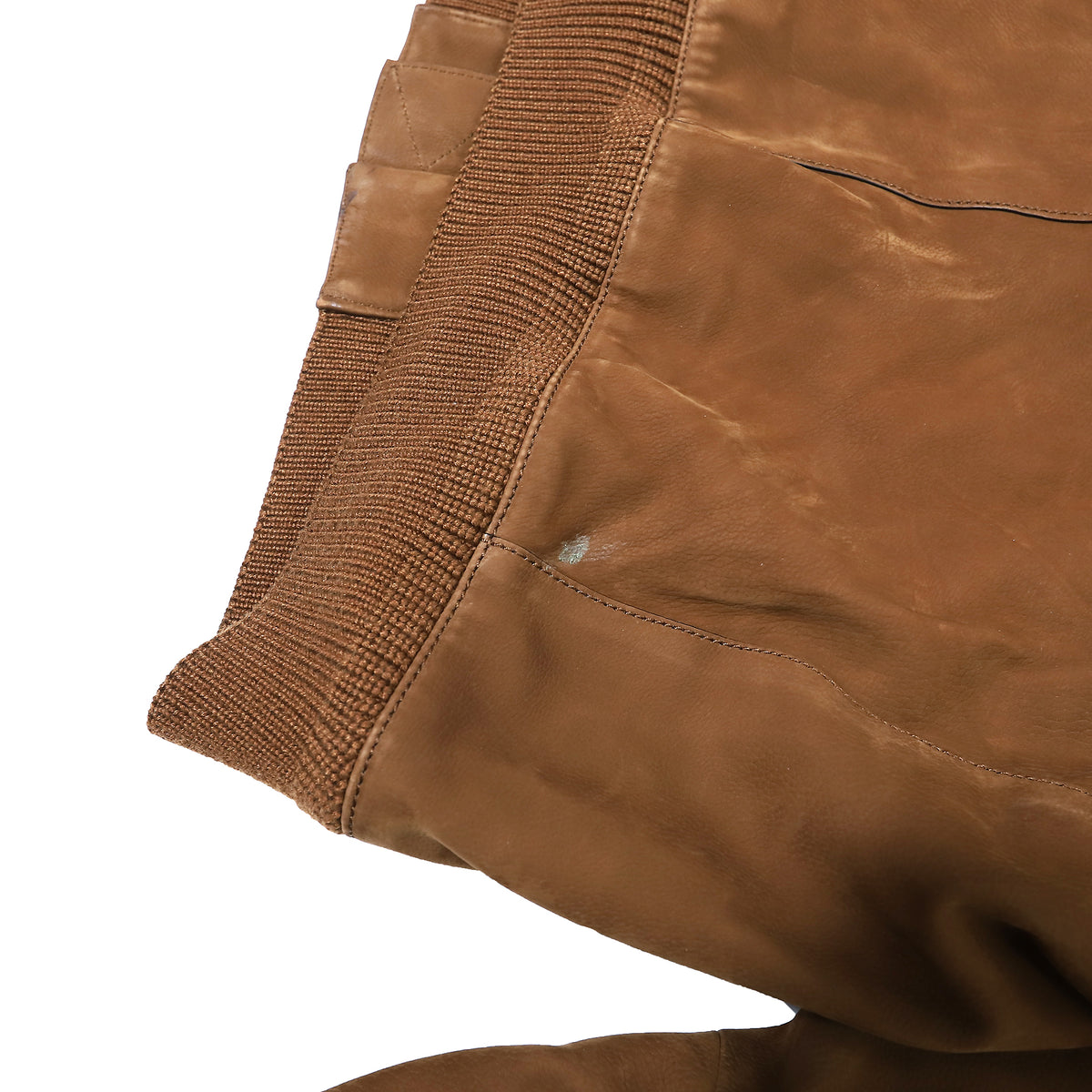 Berluti SS19 Orange Nubuk Leather Bomber