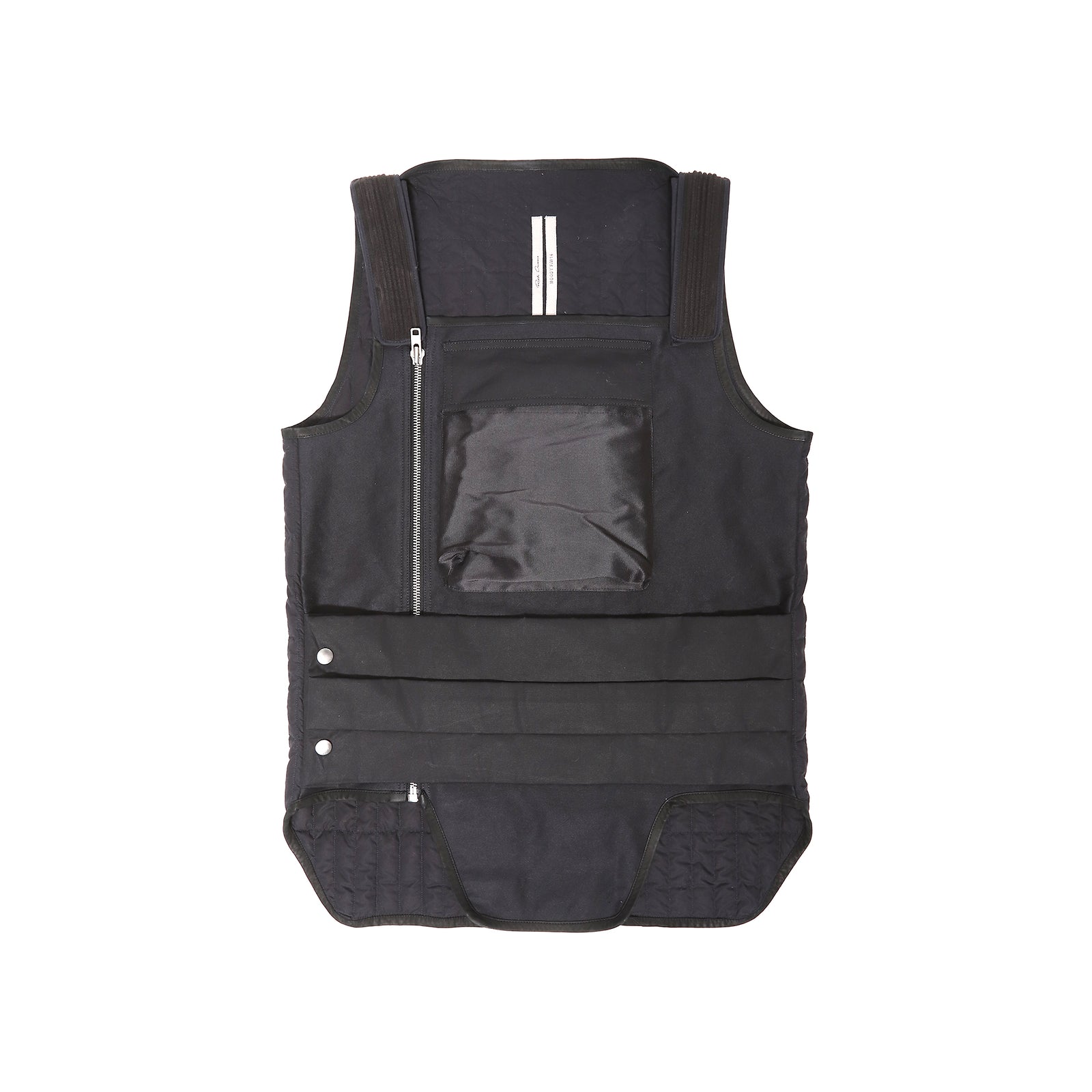Rick Owens FW14 Moody Black SWAT4 Tactical Utility Bulletproof Vest
