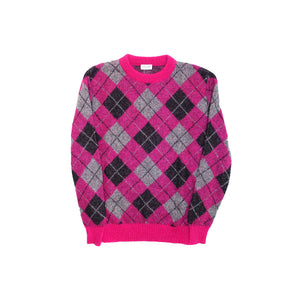 Saint Laurent Paris FW14 Pink Knit Sweater