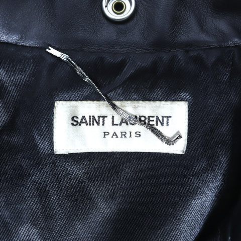 Saint Laurent Paris FW15 L01 Lamb Leather Biker Jacket