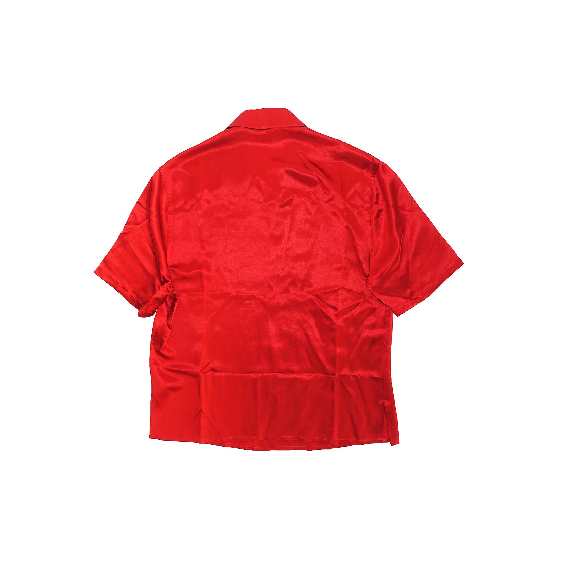 Louis Vuitton SS16 Red Embroidered Shirt
