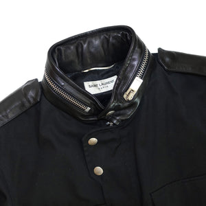 Saint Laurent Paris SS13 Black Officer Jacket