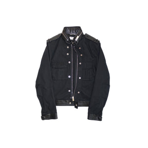Saint Laurent Paris SS13 Black Officer Jacket