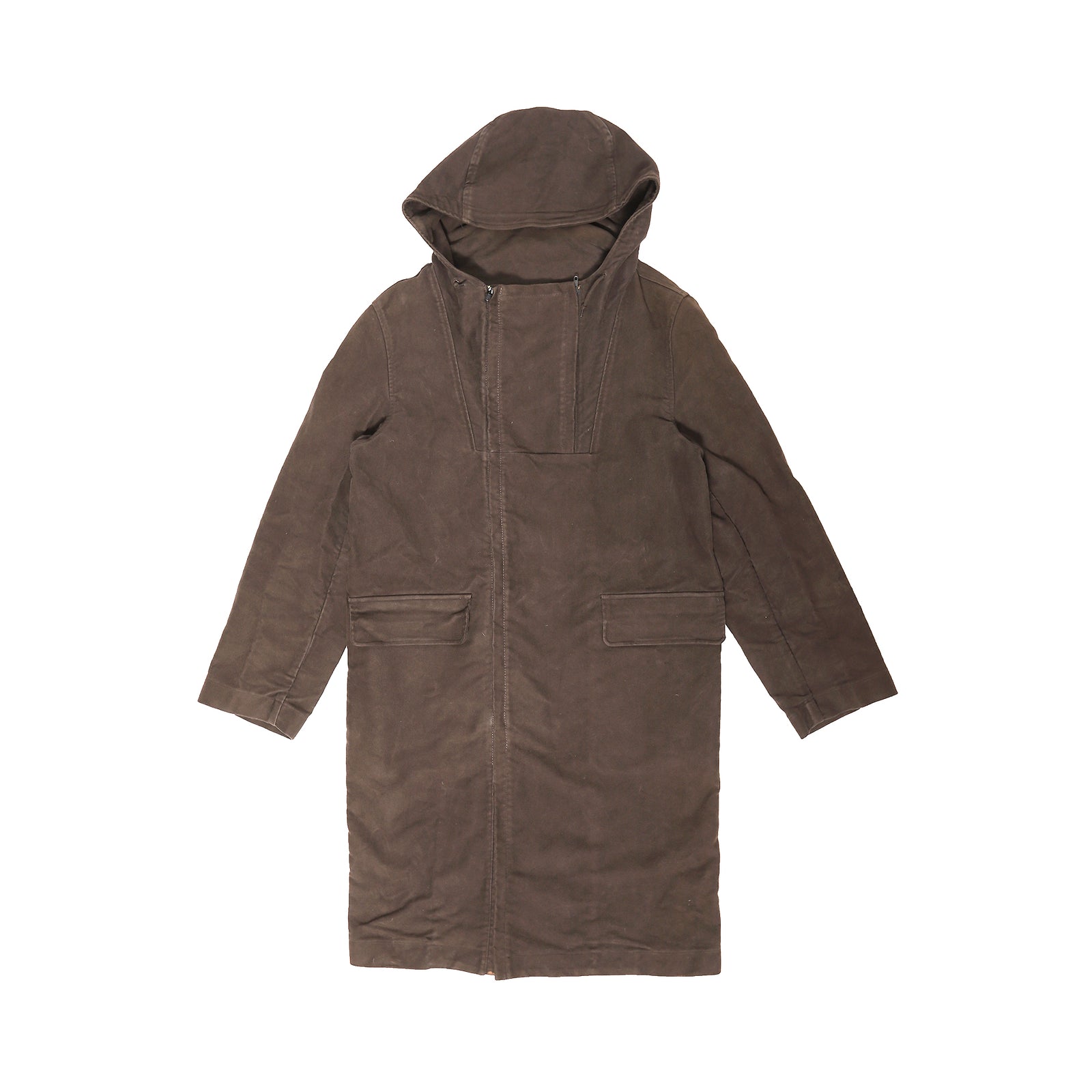 Helmut Lang AW00 Brown Moleskin Parka