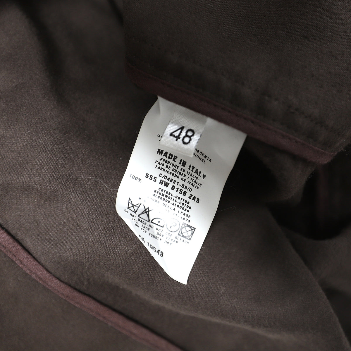 Helmut Lang AW00 Brown Moleskin Parka