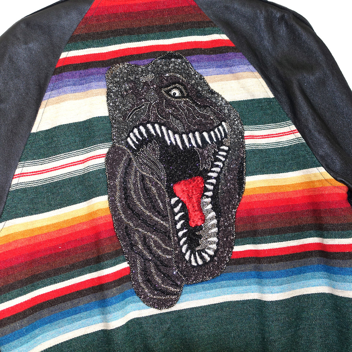 Saint Laurent Paris SS16 Mexican T-Rex Teddy Jacket