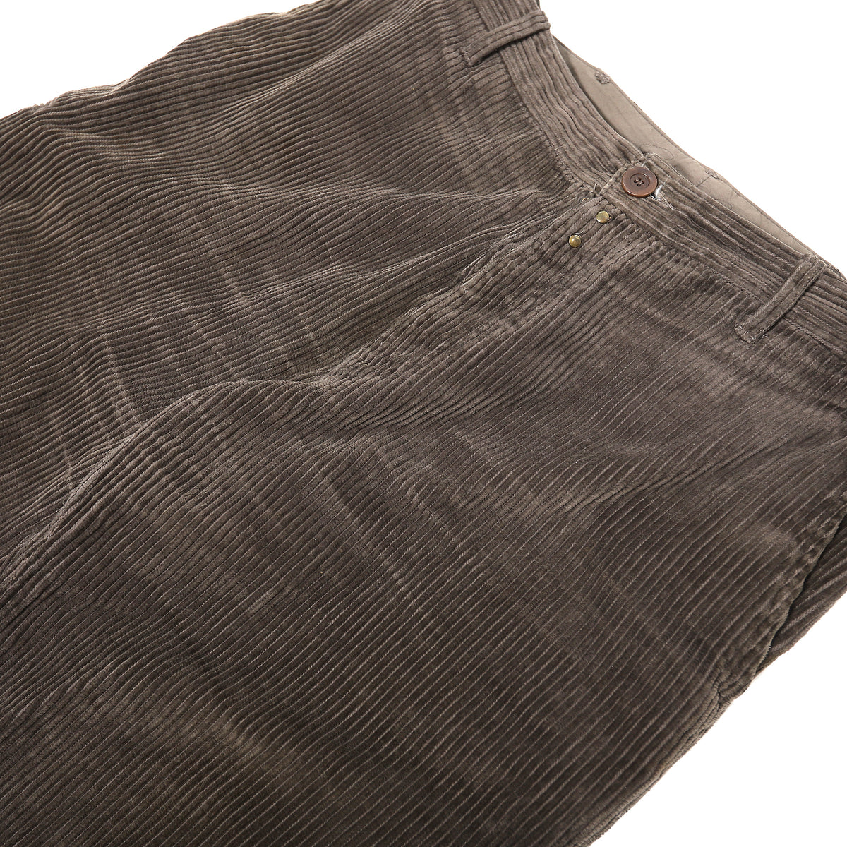 Rick Owens 2000s Brown Corduroy Pants