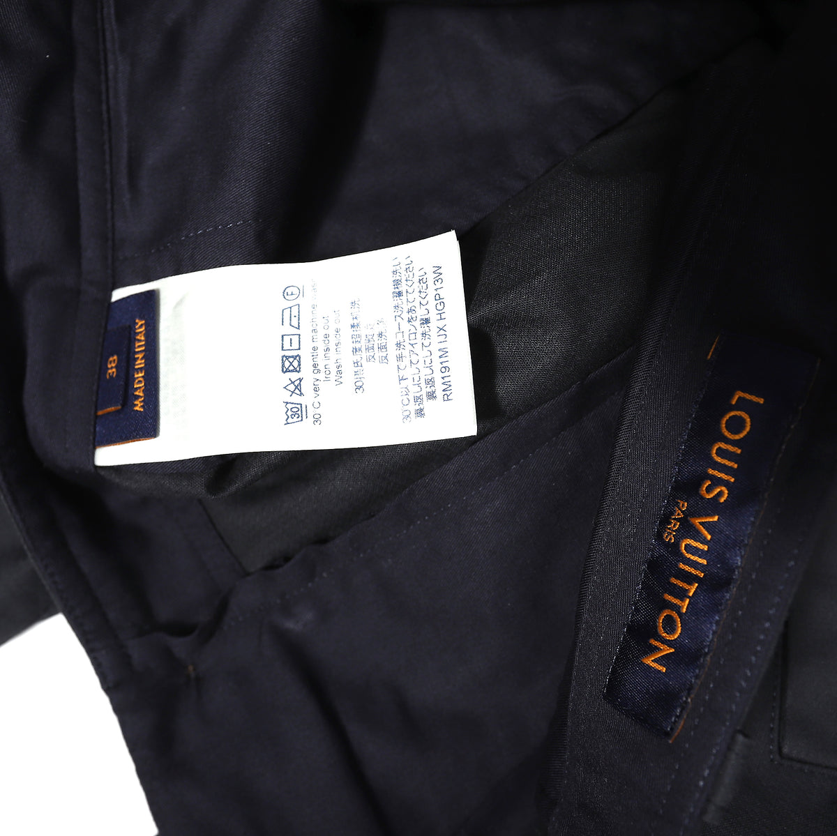 Louis Vuitton SS19 Cargo Pants with Reflective Details
