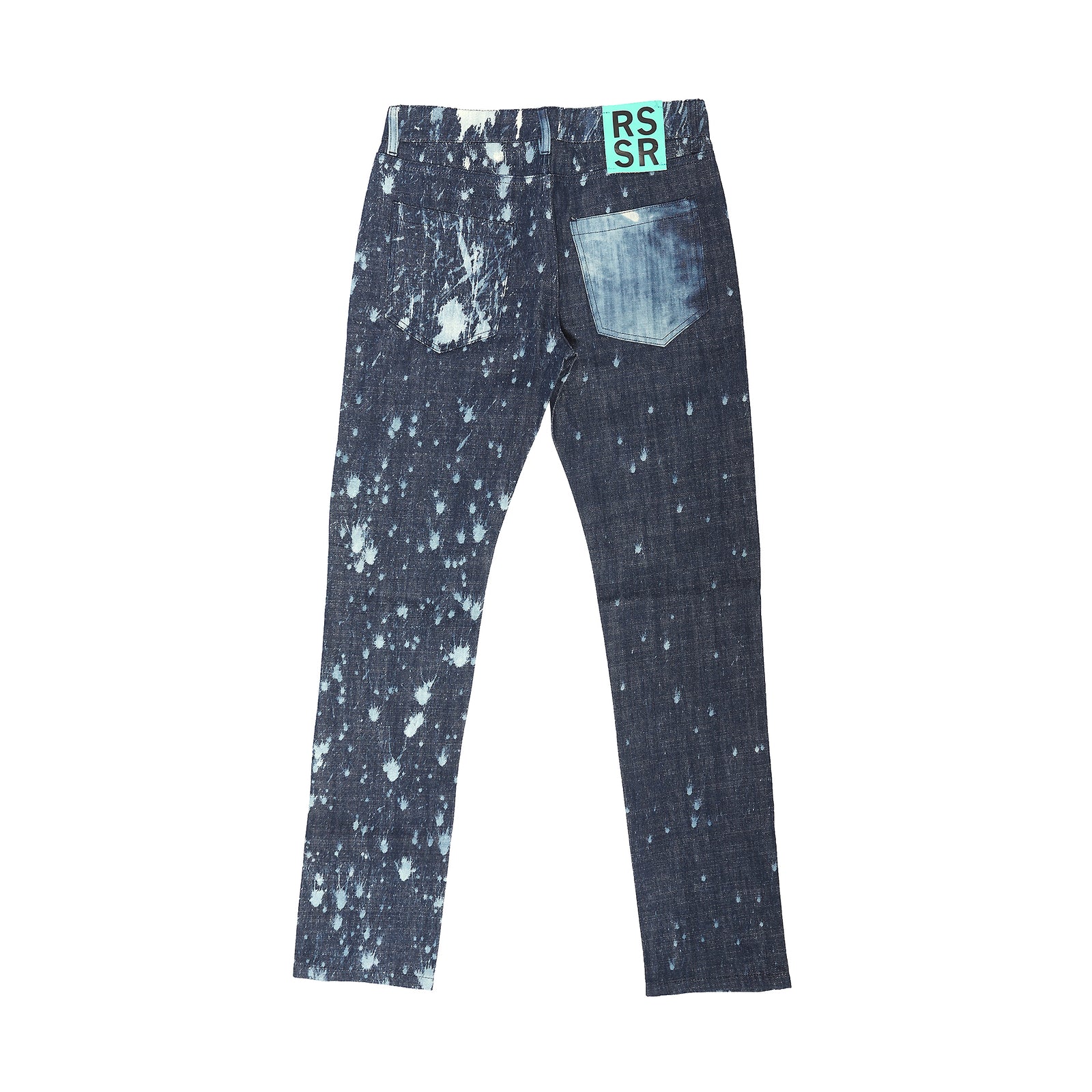 Raf Simons SS10 Sterling Ruby Bleached Splatter Denim