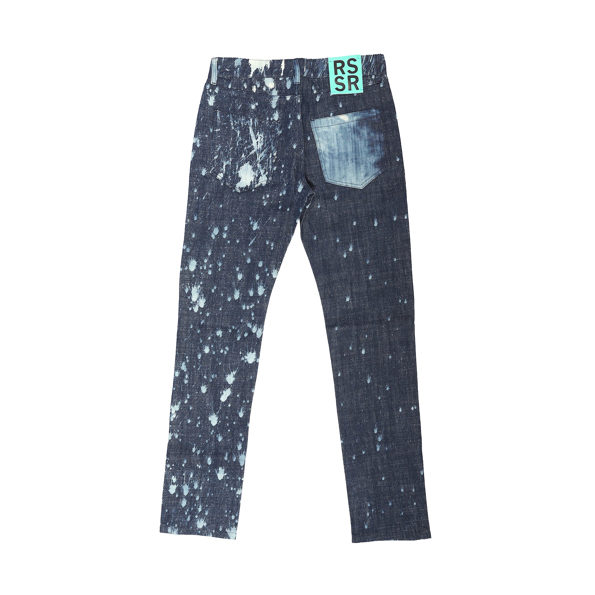 Denim Ruby Raf Simons SS10 Sterling Ruby Bleached Splatter Denim - Ākaibu Store