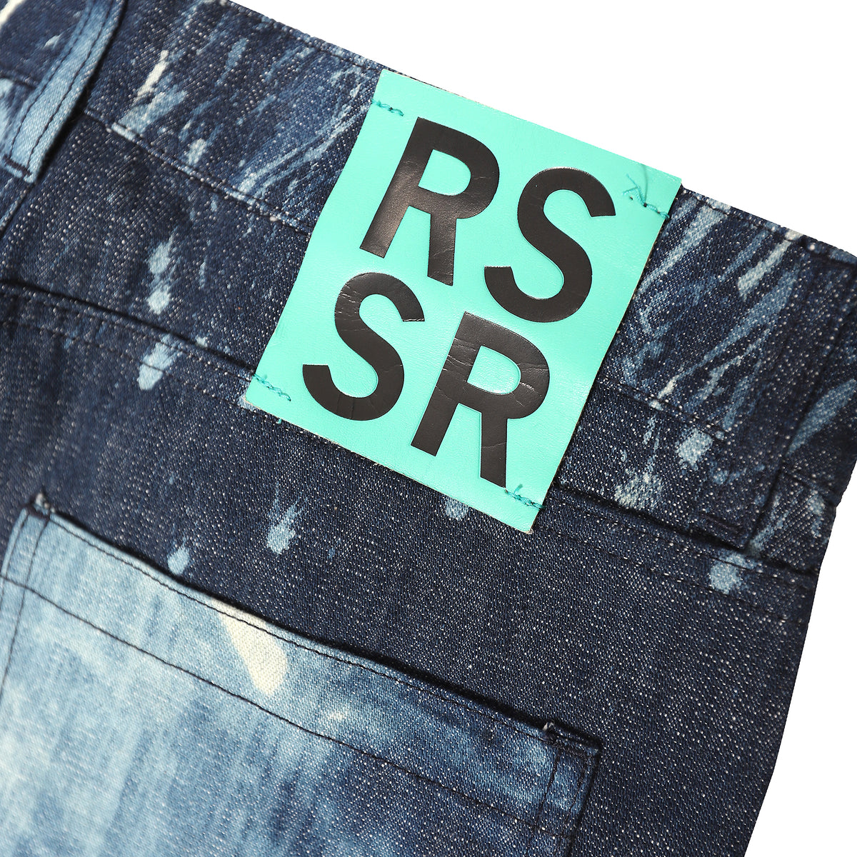 Raf Simons SS10 Sterling Ruby Bleached Splatter Denim
