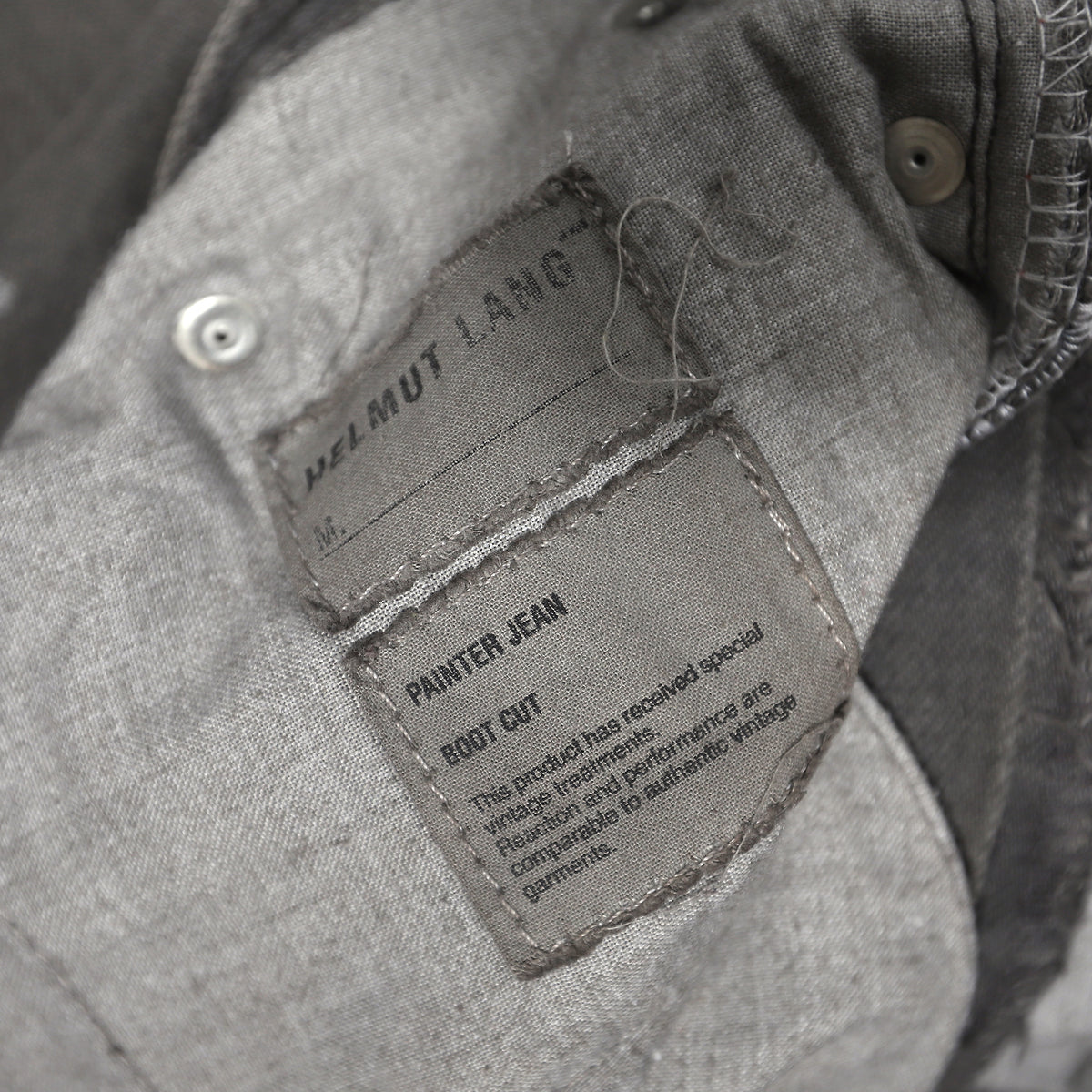 Helmut Lang AW00 Charcoal Painter Denim