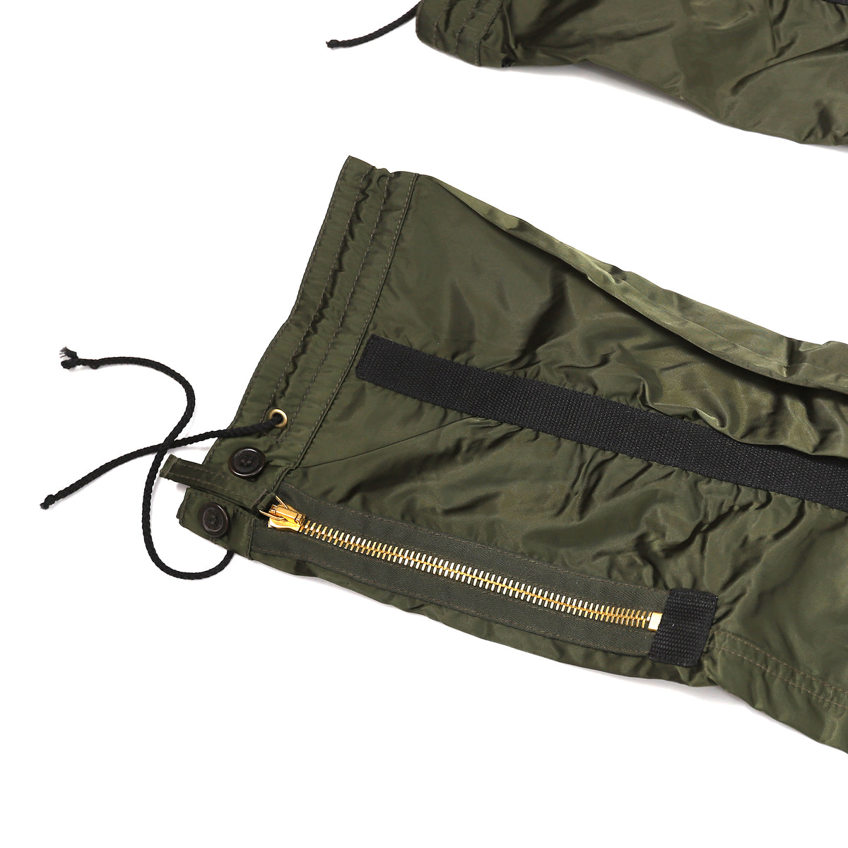 Jean Paul Gaultier AW03 Green Nylon Parachute Bondage Pants