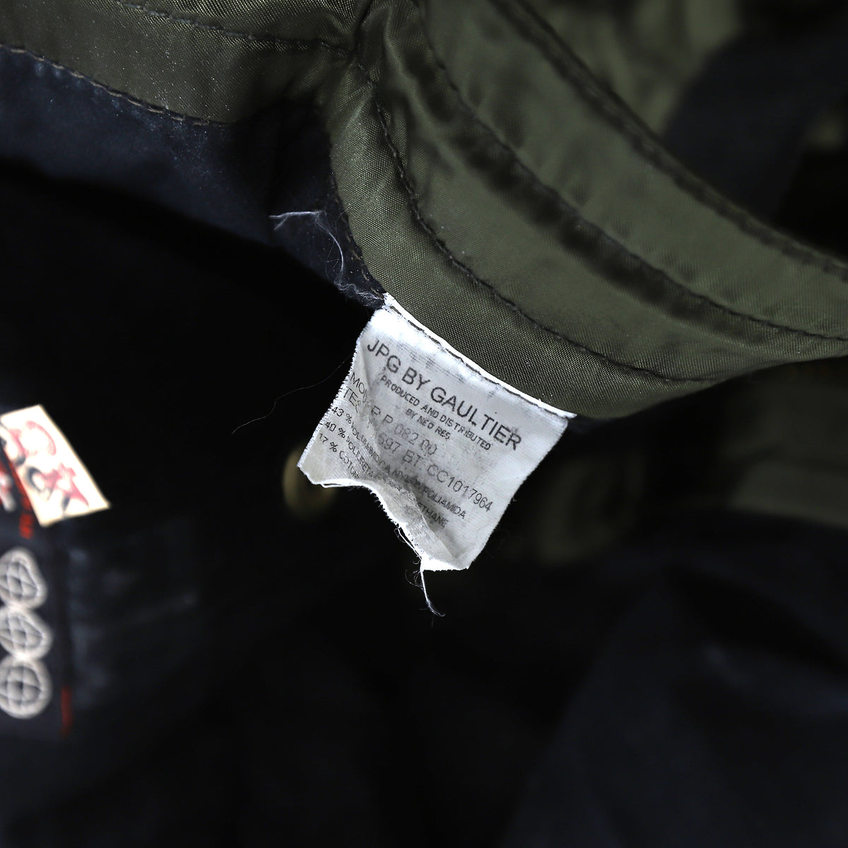 Jean Paul Gaultier AW03 Green Nylon Parachute Bondage Pants