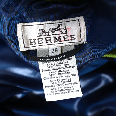Hermès Blue Nylon Pants