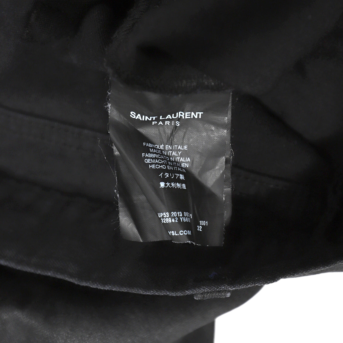 Saint Laurent FW13 Waxed D02 Denim