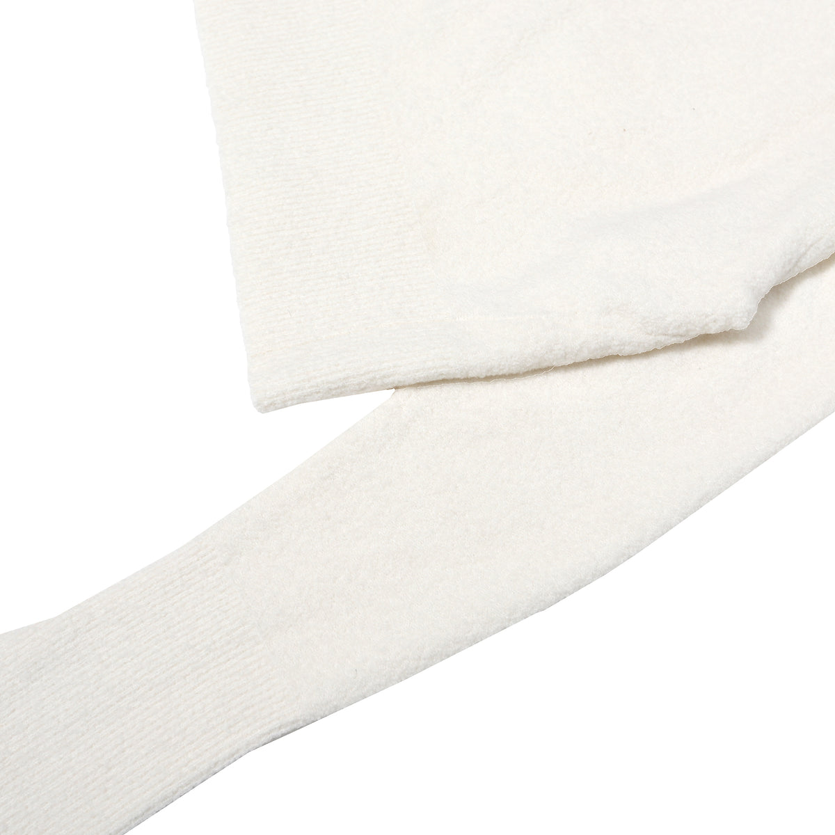 Celine by Phoebe Philo Fluffy White Knit Sweater