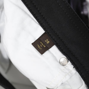 Louis Vuitton Turbine Print Leather Lined Zipped Denim Skirt
