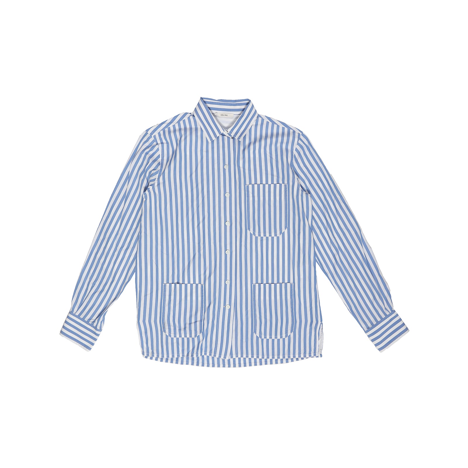 Celine by Phoebe Philo Oversized Striped Shirt