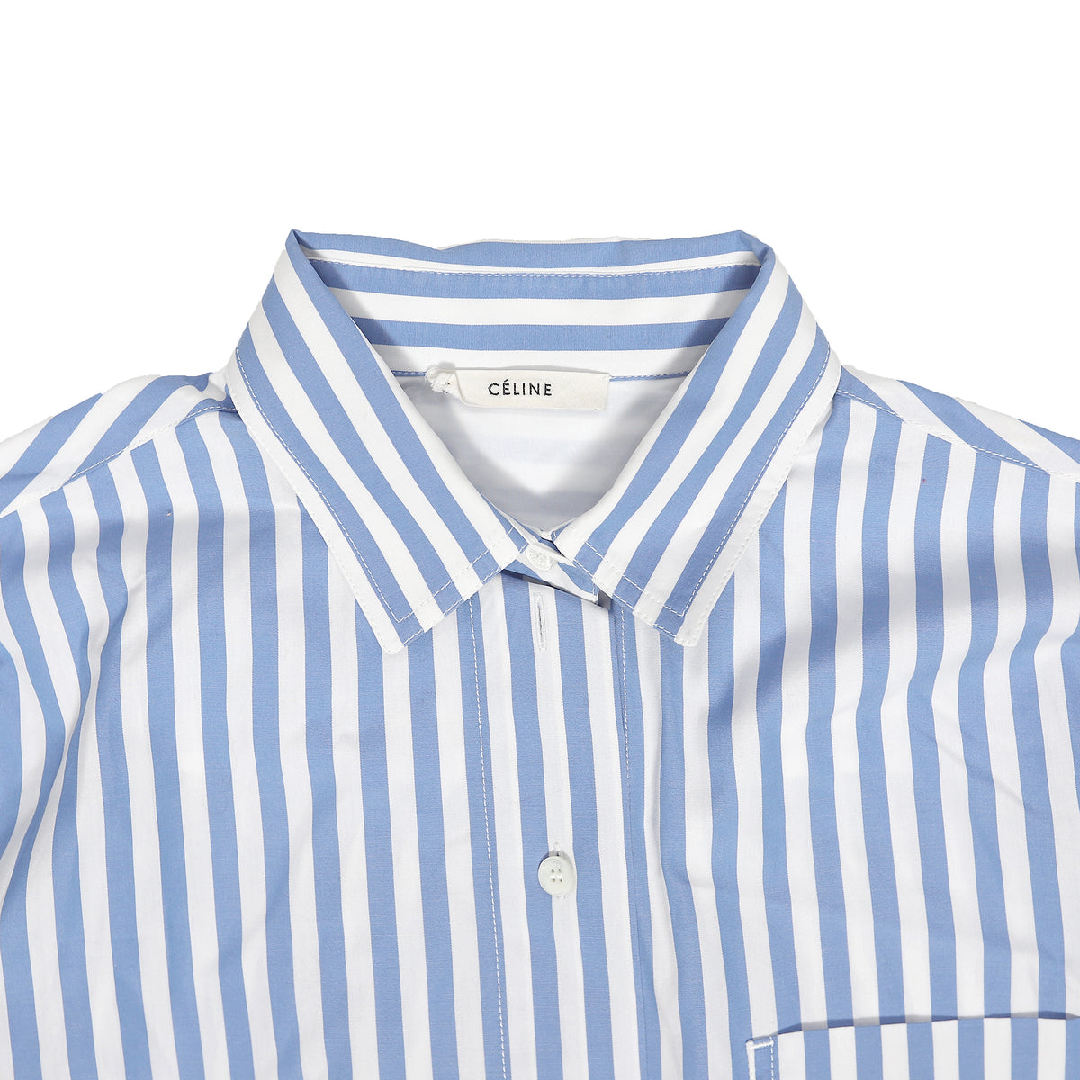 Celine by Phoebe Philo Oversized Striped Shirt