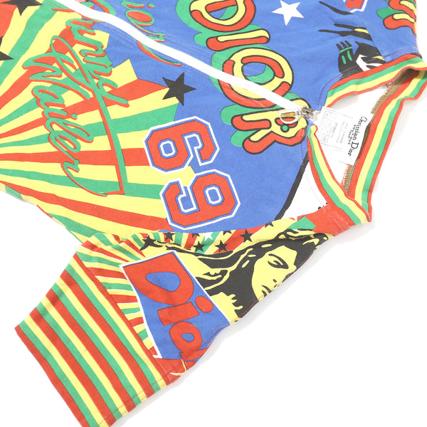 Christian Dior by John Galliano SS04 Rasta Mania Cycling Top