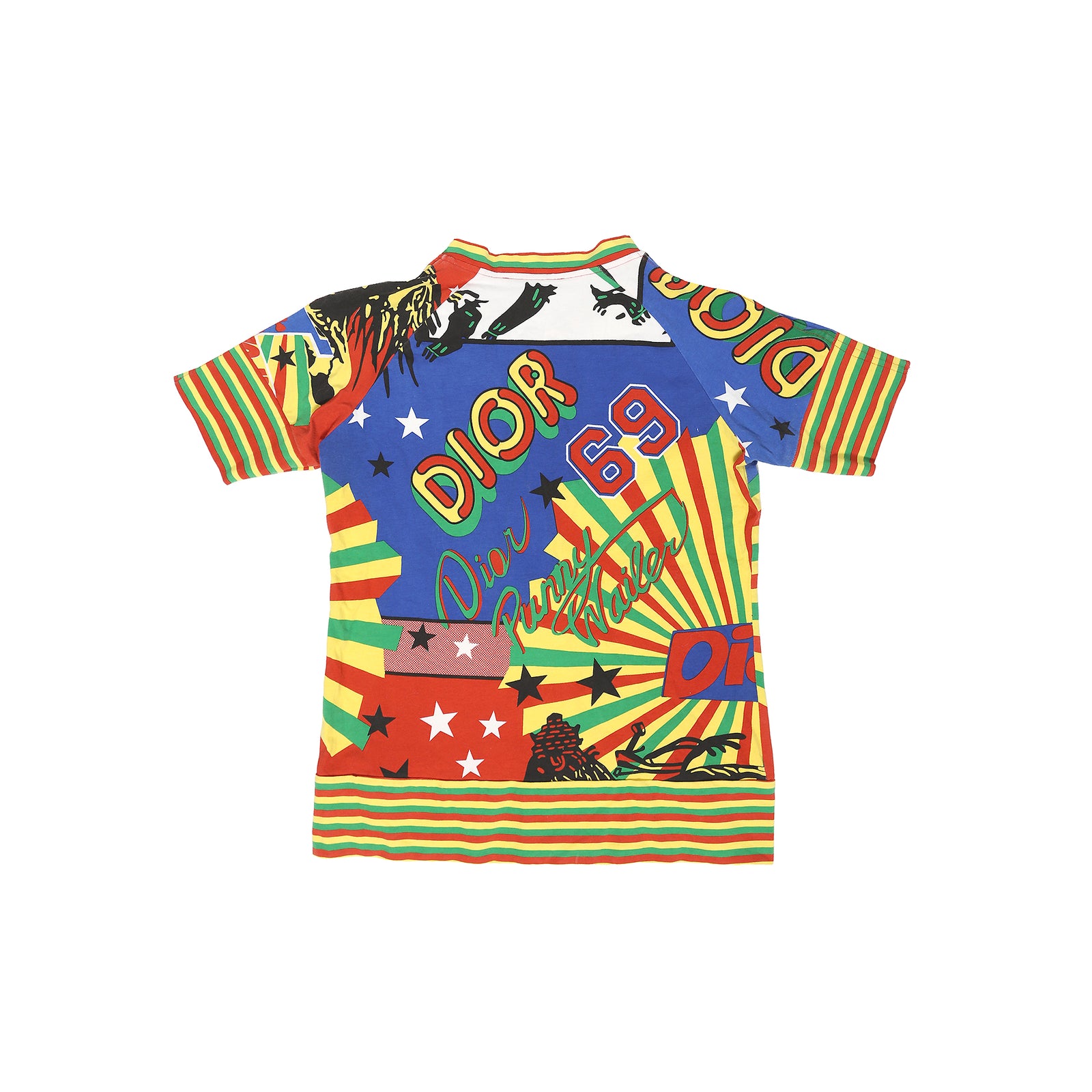 Christian Dior by John Galliano SS04 Rasta Mania Cycling Top