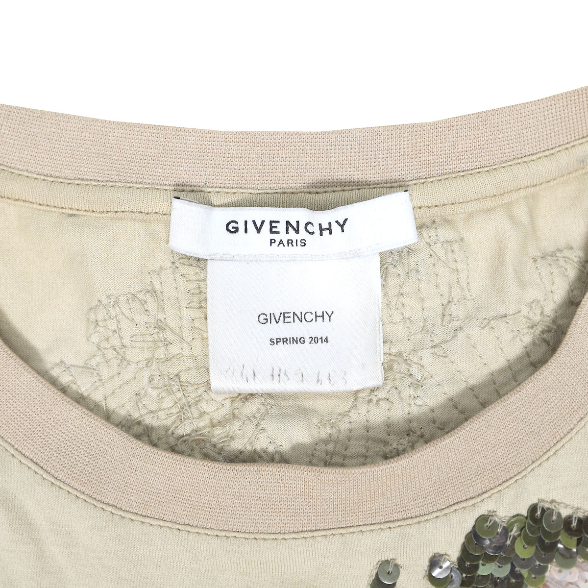 Givenchy SS14 Floral Sequin T-Shirt