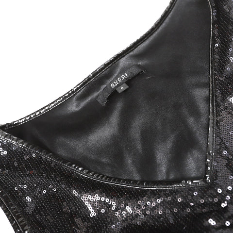 Gucci by Tom Ford SS99 Black Sequin Dress