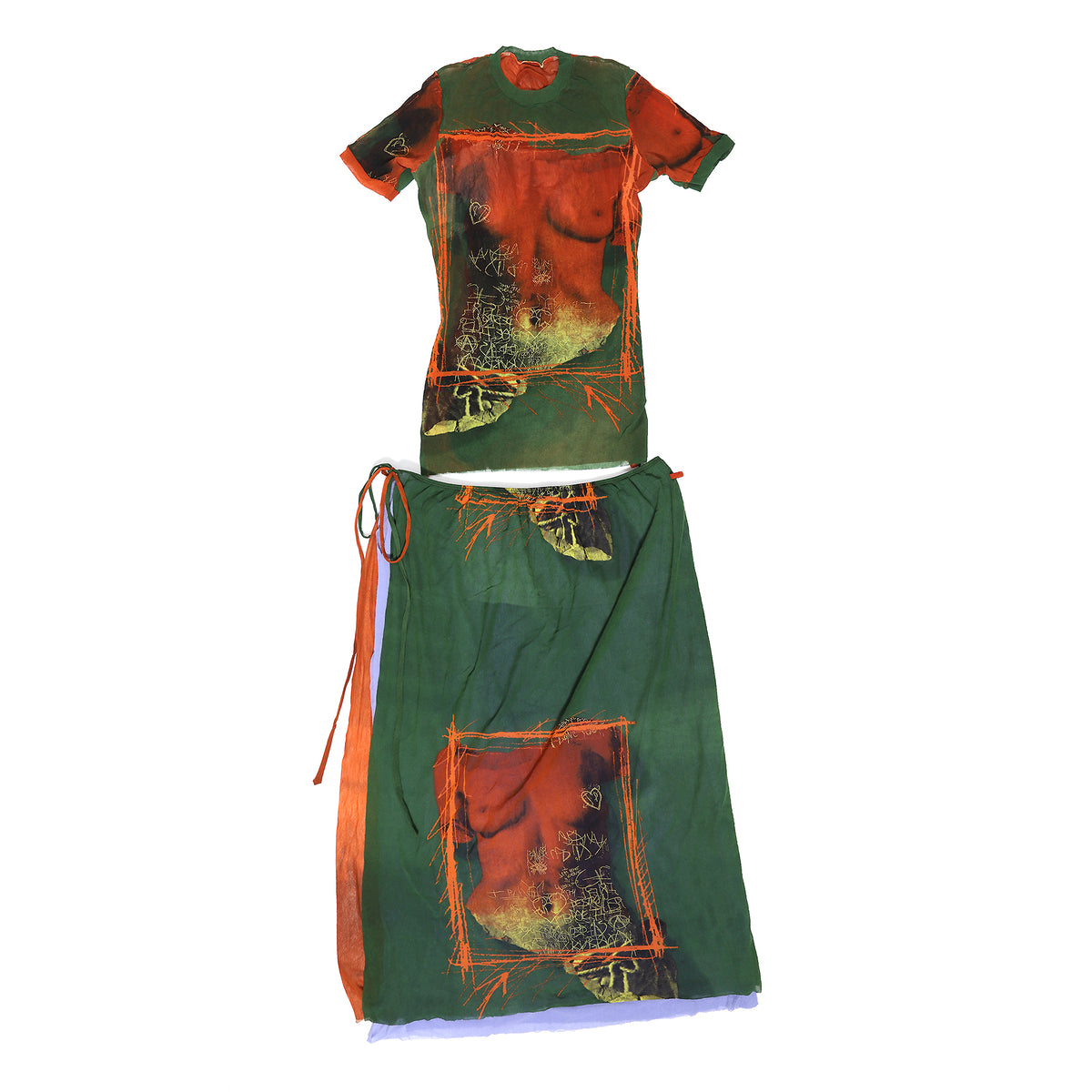 Jean Paul Gaultier SS99 Venus De Milo Mesh Top