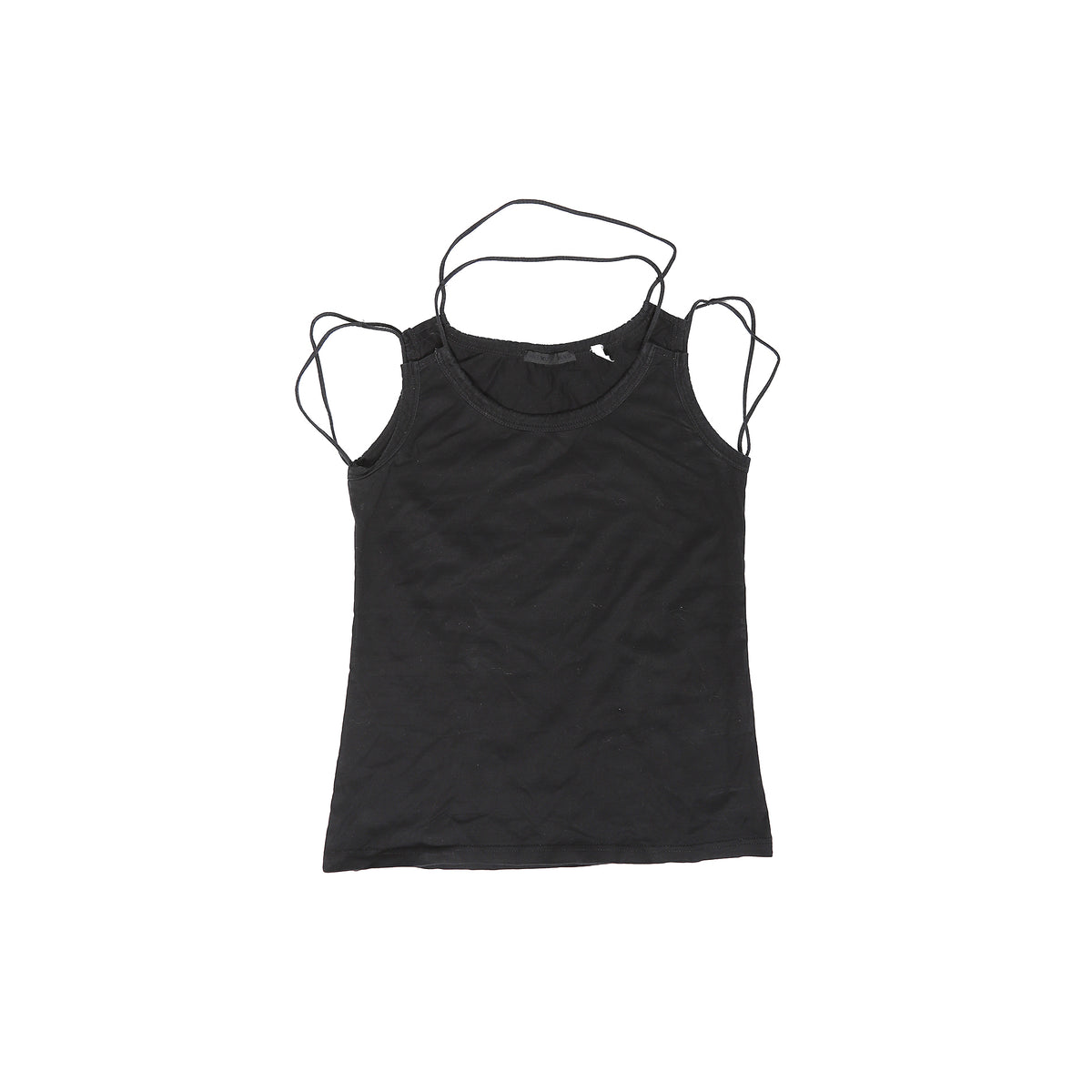 Helmut Lang 2000s Black Multi Lace Top