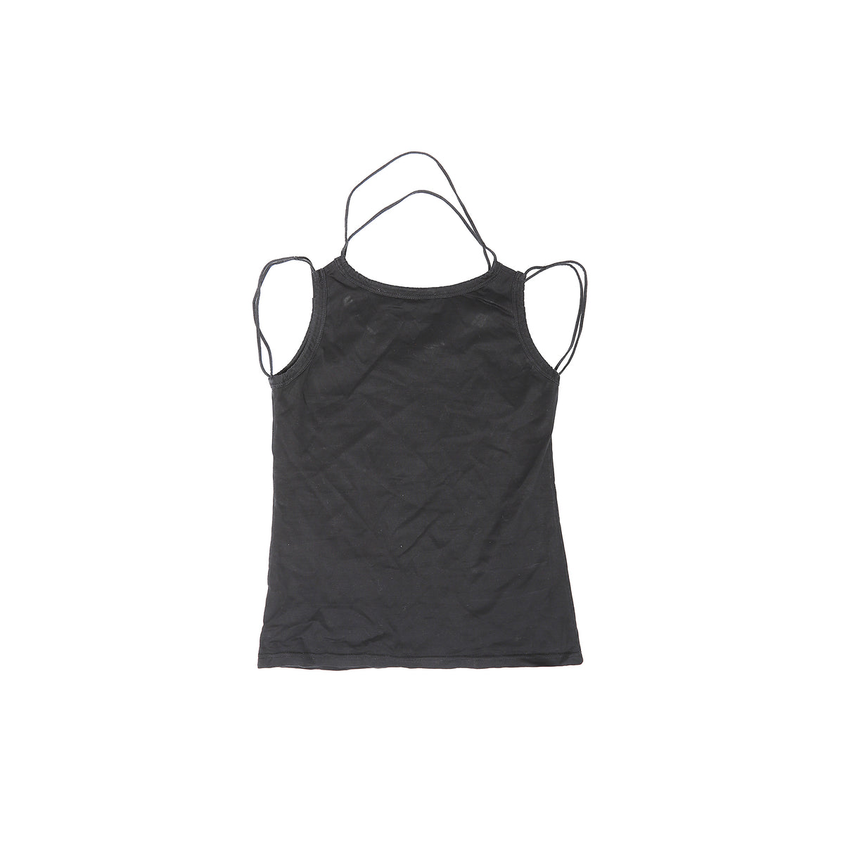 Helmut Lang 2000s Black Multi Lace Top