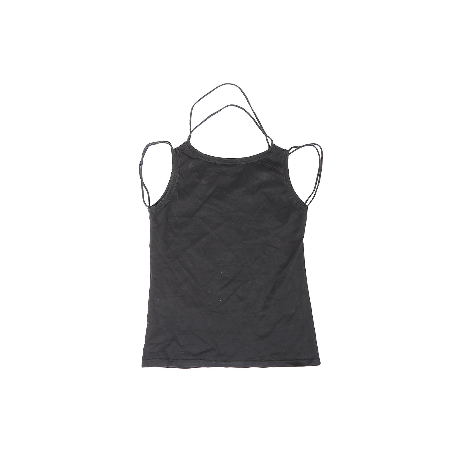 Helmut Lang 2000s Black Multi Lace Top