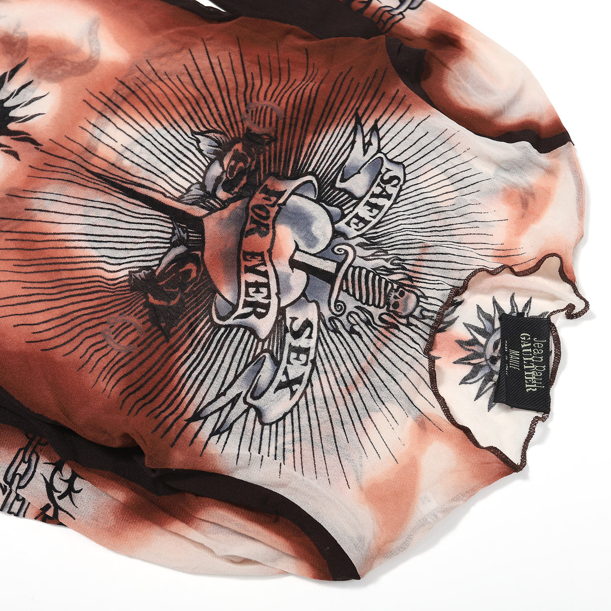 Jean Paul Gaultier SS96 Safe Sex Forever Mesh Top