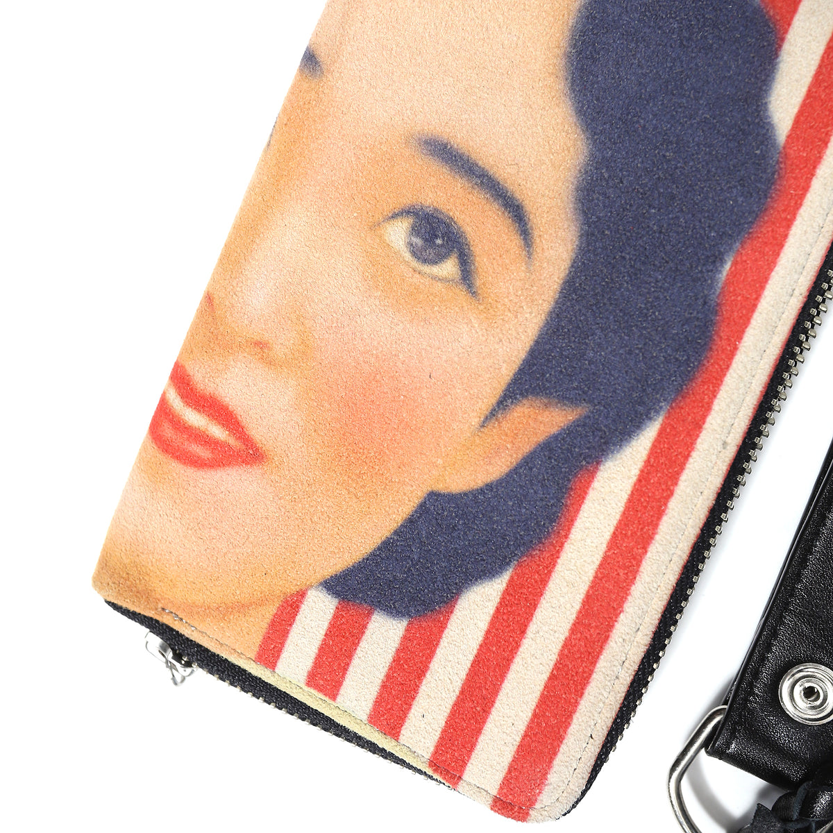 Yohji Yamamoto Pour Homme SS02 Saeko Tsuemura Chained Suede Wallet