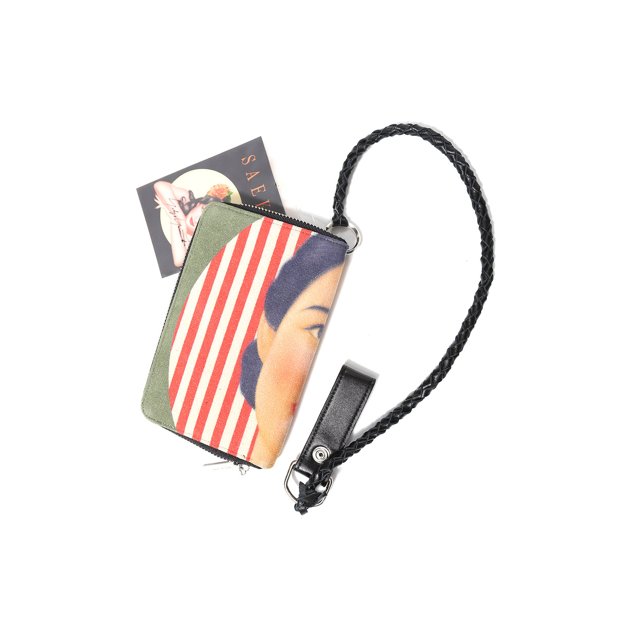 Yohji Yamamoto Pour Homme SS02 Saeko Tsuemura Chained Suede Wallet