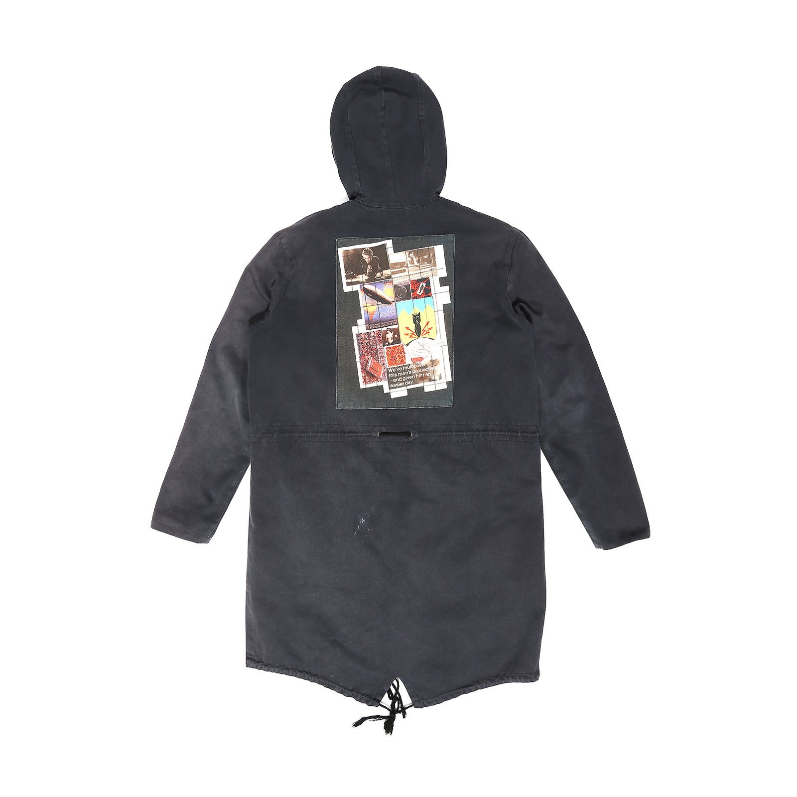 Raf Simons AW03 Peter Saville Patched Closer Parka