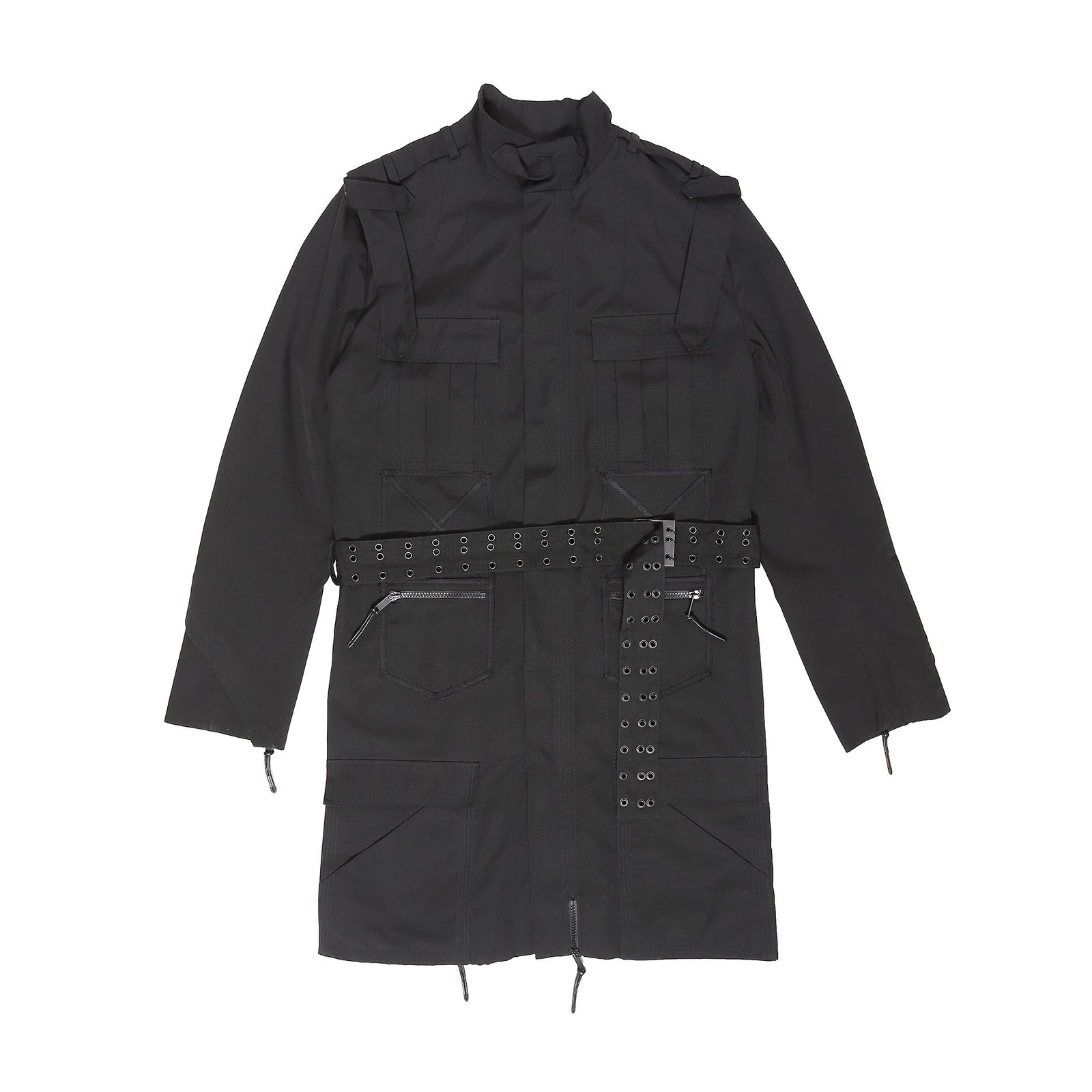 Dior Homme AW03 Luster Black Napoleon Coat