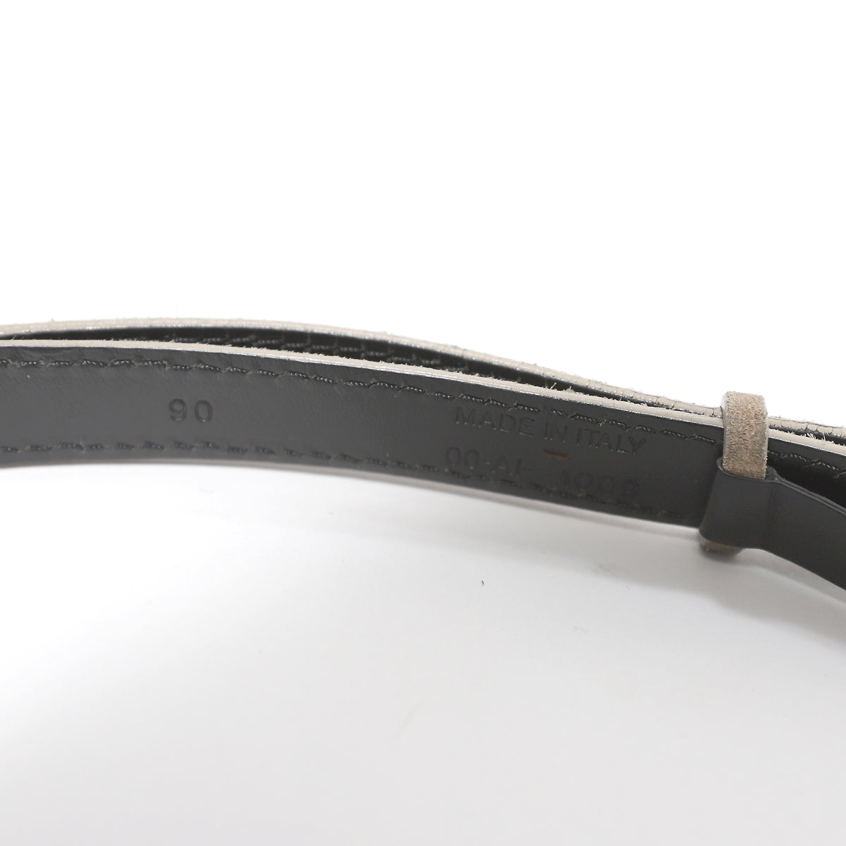 Dior Homme Beige Suede Western Belt