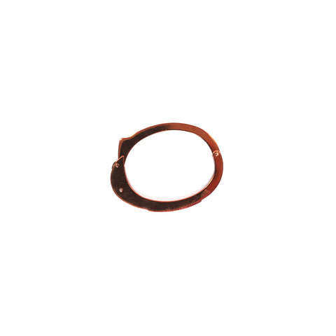 Helmut Lang SS04 Bronze Handcuff Bracelet