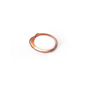 Helmut Lang SS04 Bronze Handcuff Bracelet