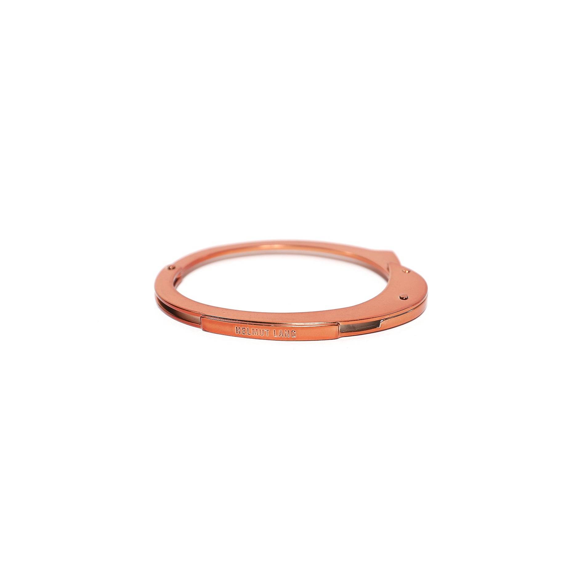 Helmut Lang SS04 Bronze Handcuff Bracelet