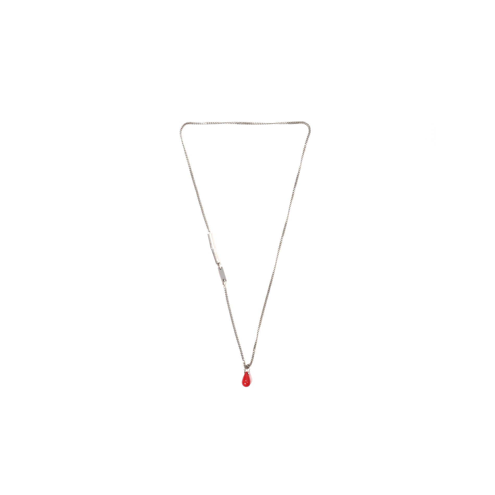 Dior Homme SS02 "Boys Don't Cry/Red" Blood Drip Necklace