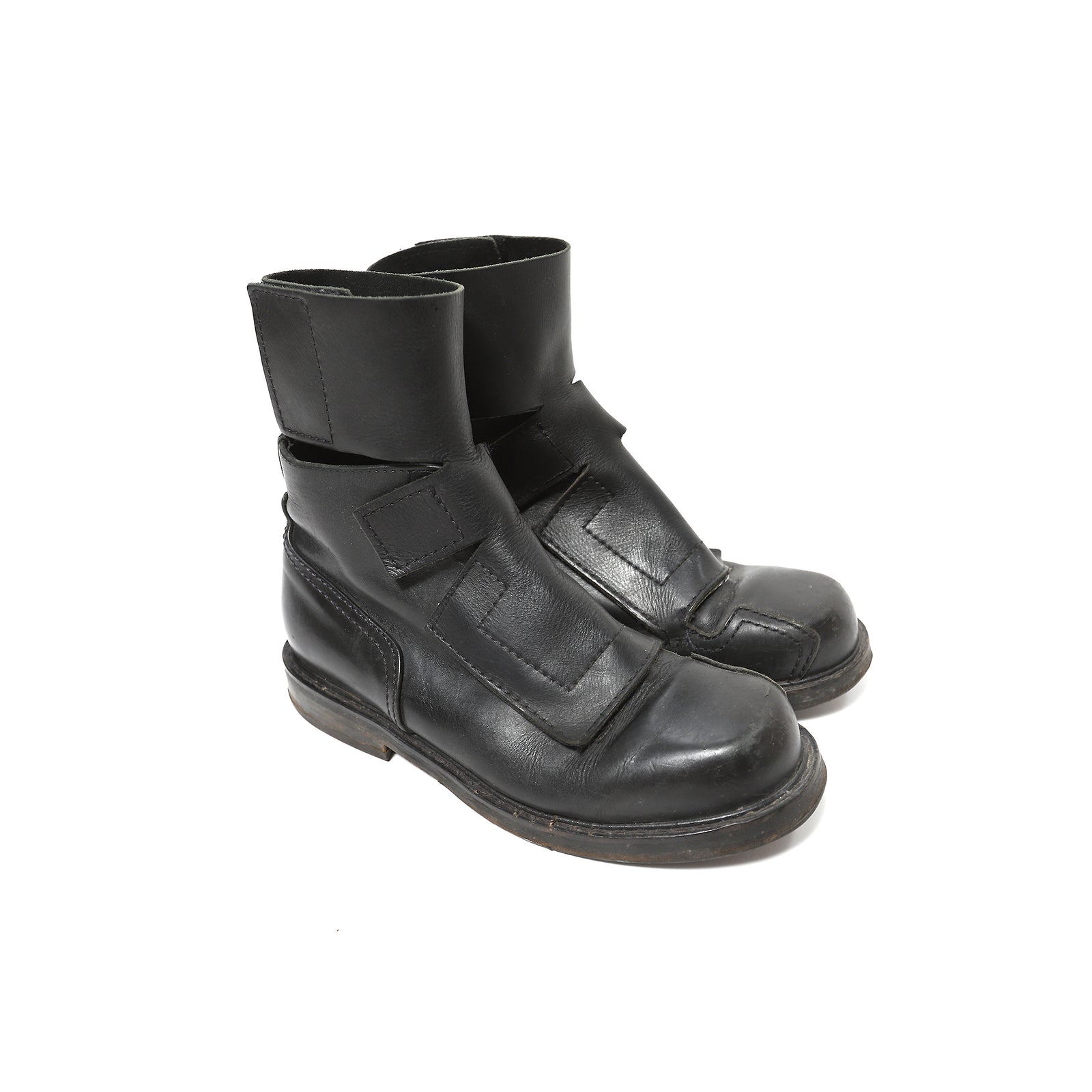 Dirk Bikkembergs 90s Velcro Shaft Panel Boots