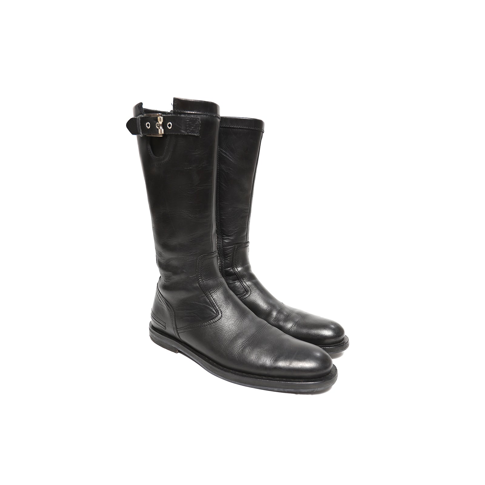 Dior Homme AW04 VOTC Motorcycle Boots