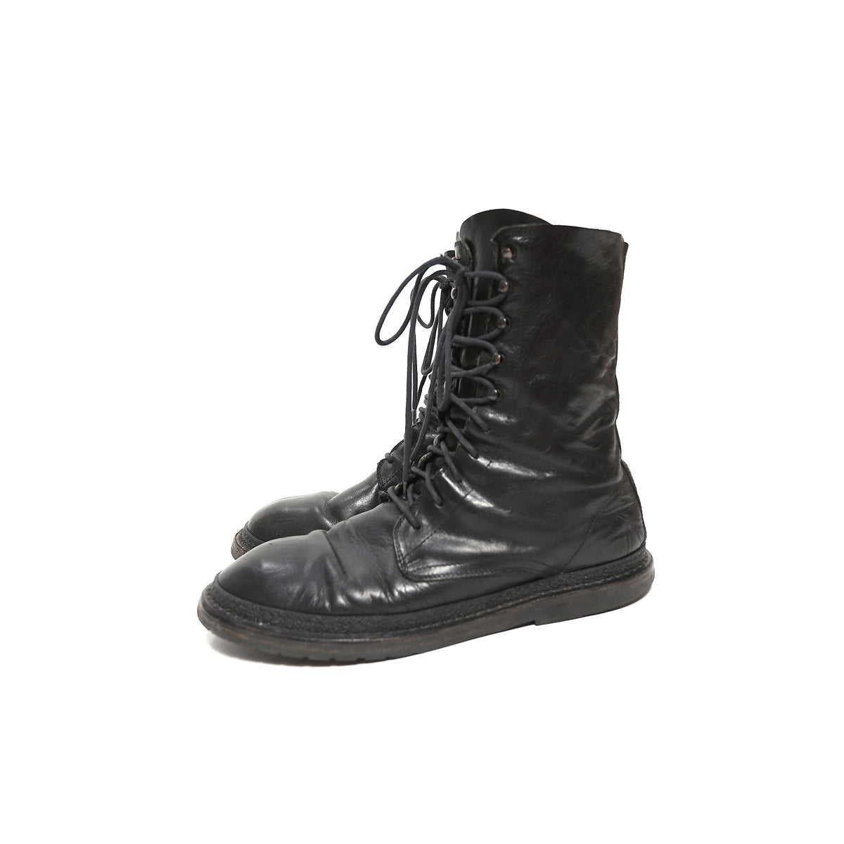 Ann Demeulemeester Lace-Up Combat Boots