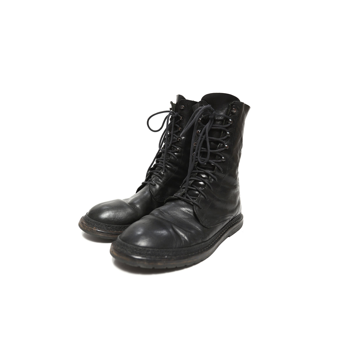 Ann Demeulemeester Lace-Up Combat Boots