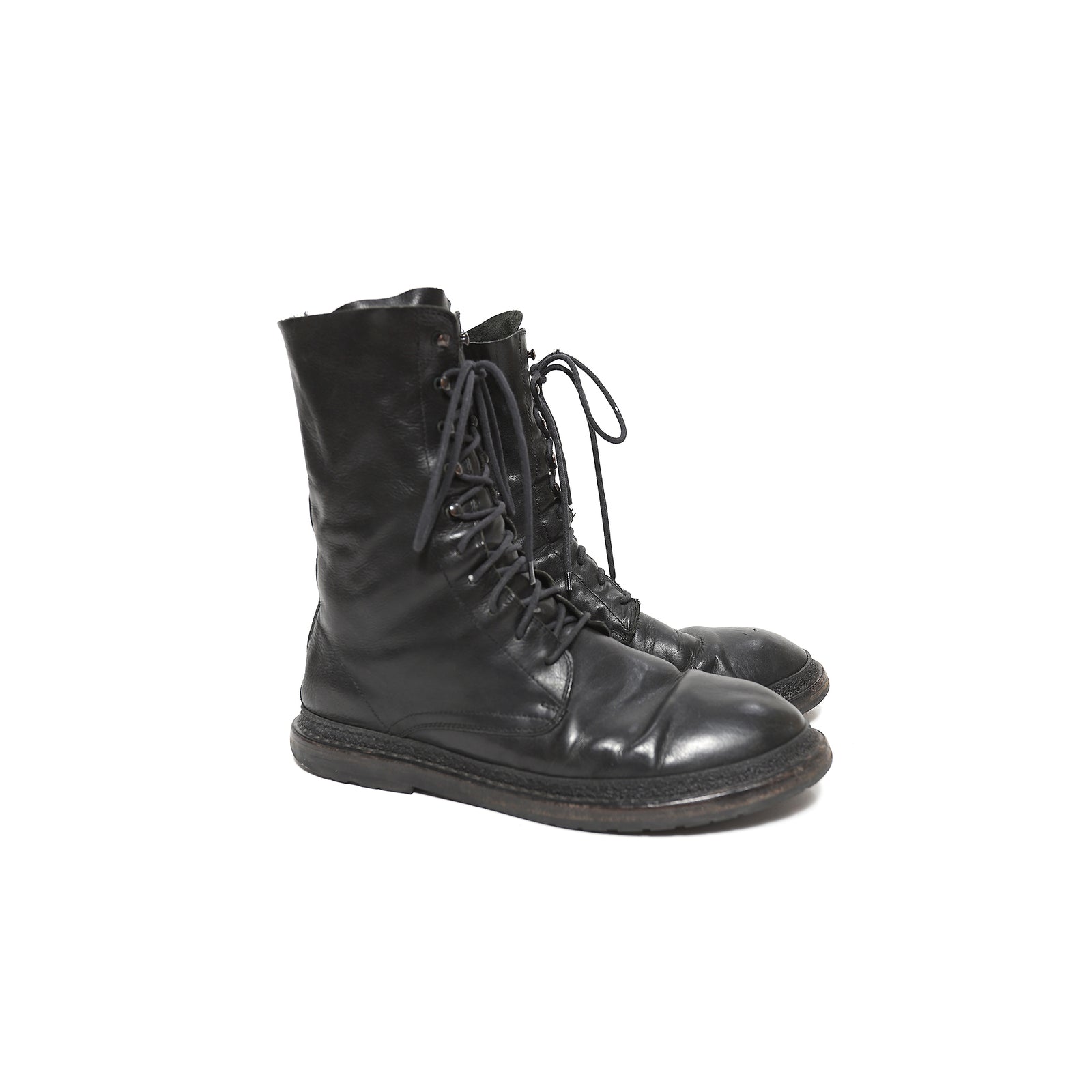 Ann Demeulemeester Lace-Up Combat Boots