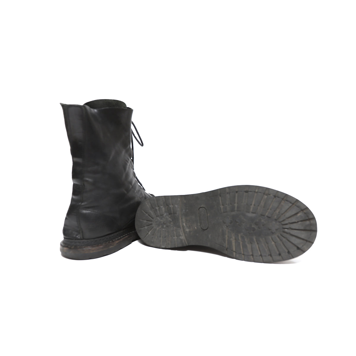 Ann Demeulemeester Lace-Up Combat Boots